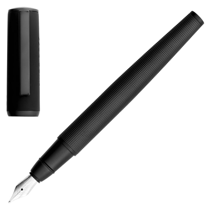 Hugo Boss Arche Iconic Füllfederhalter Schwarz HSQ4742A