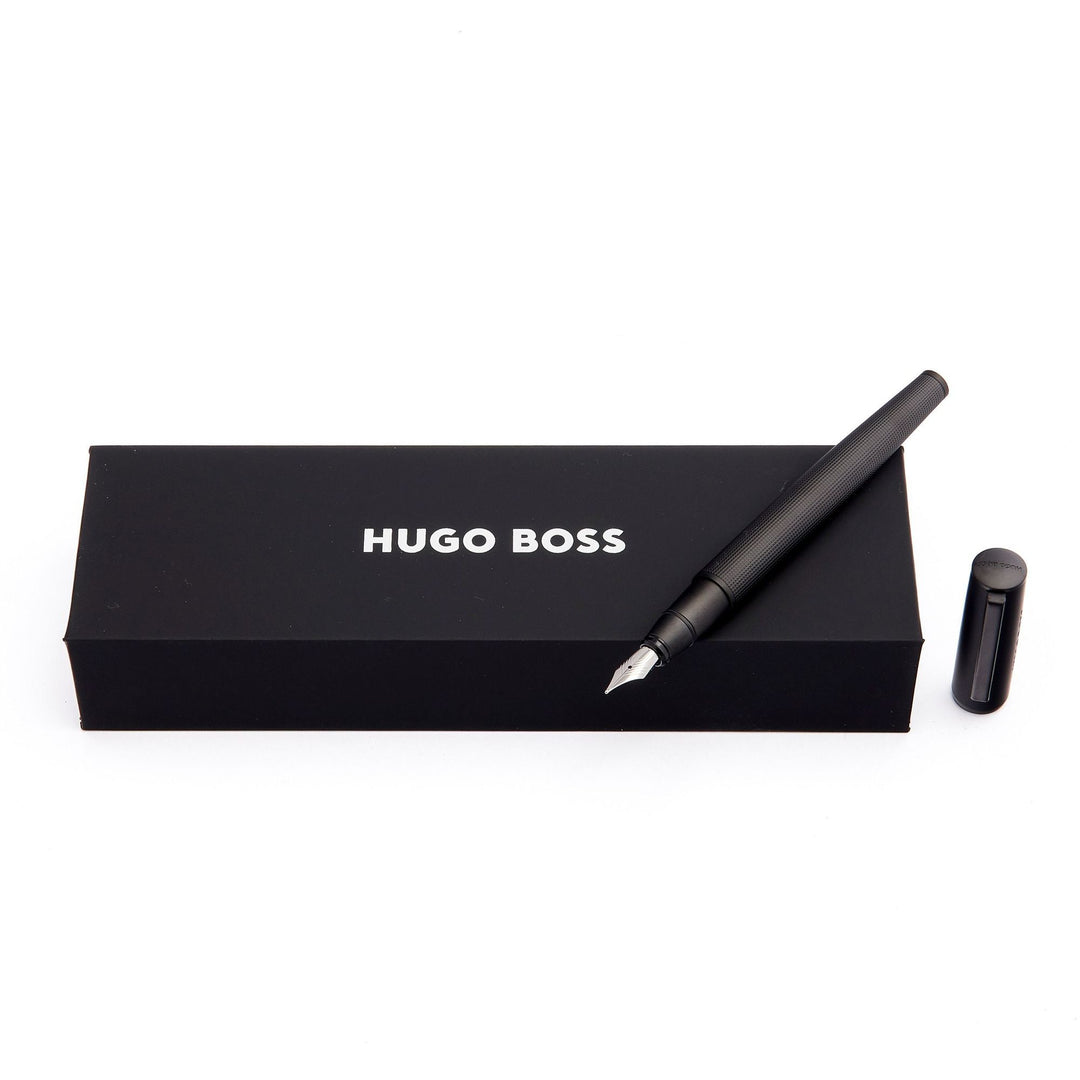 Hugo Boss Arche Iconic Füllfederhalter Schwarz HSQ4742A