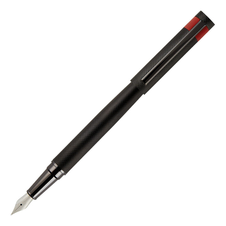 Hugo Boss Loop Diamond Vulpen Zwart HSW3672A