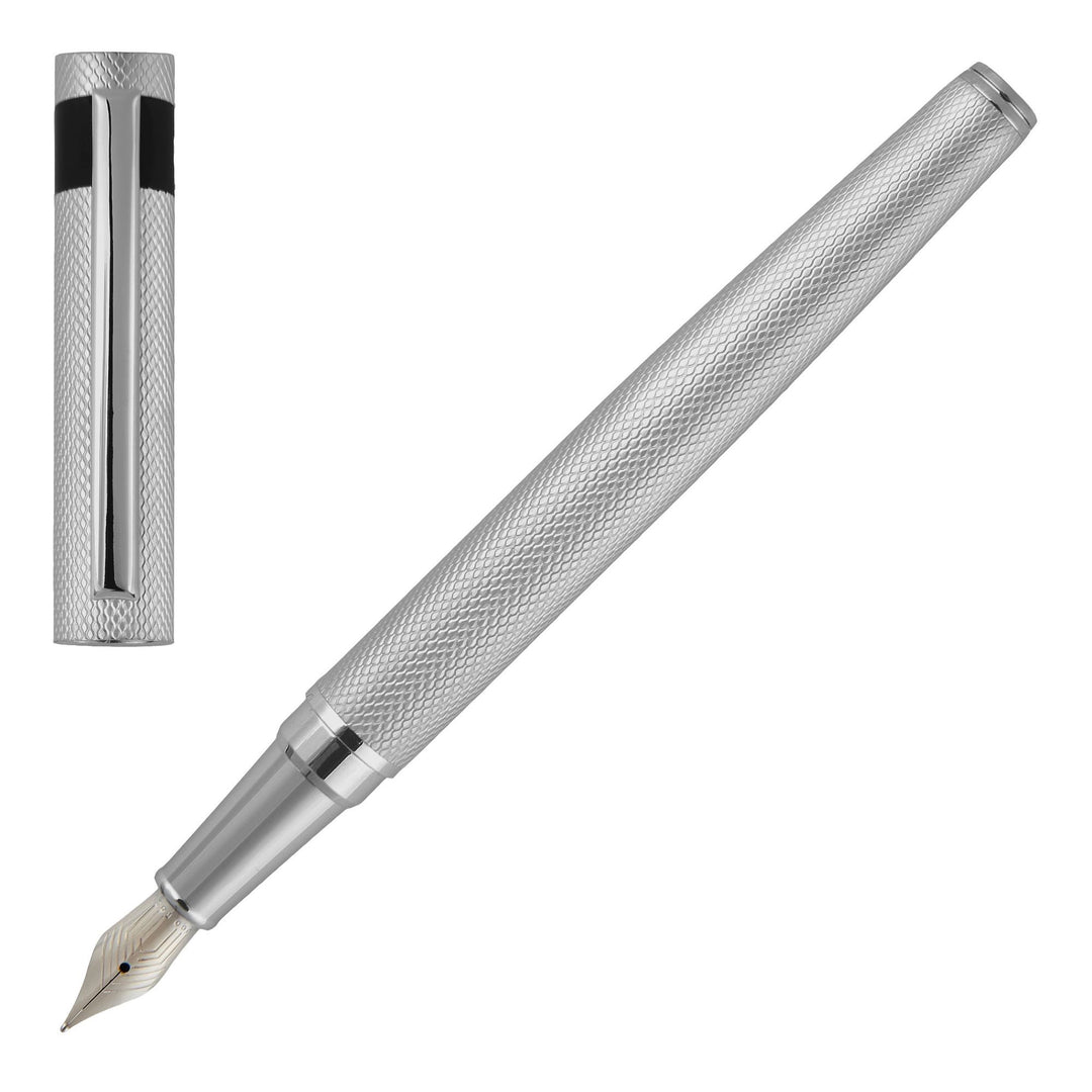 Hugo Boss Loop Diamond Chrome HSW3672B fountain pen