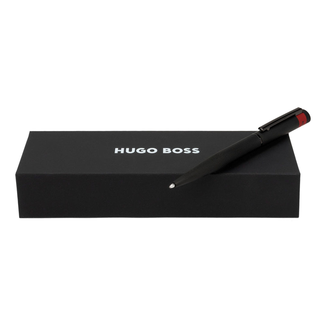 Hugo Boss Balpen Loop Diamond Zwart HSW3674A