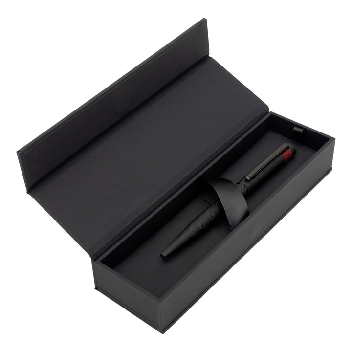 Hugo Boss Balpen Loop Diamond Zwart HSW3674A