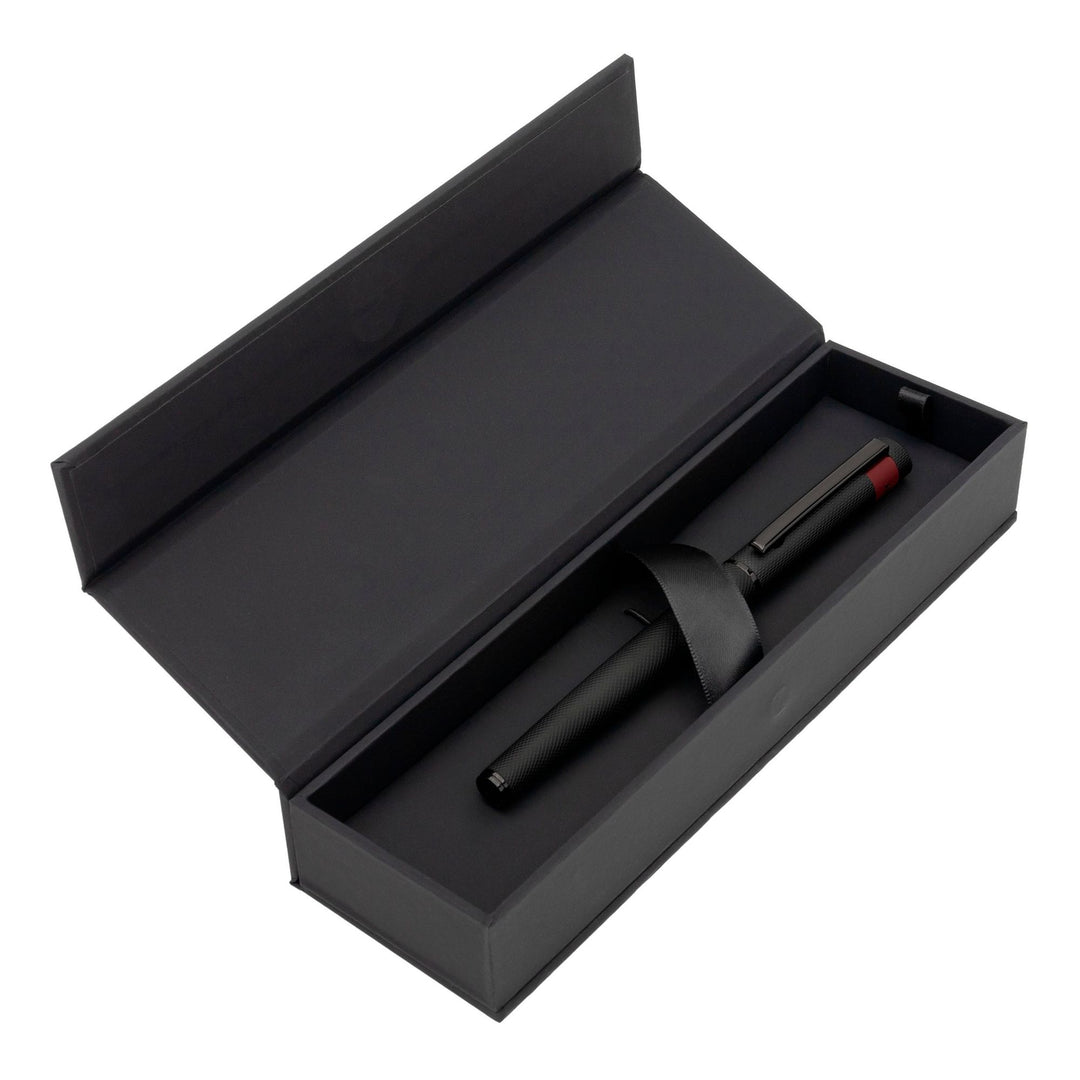 Hugo Boss Loop Rollerball Pen Diamant Zwart HSW3675A
