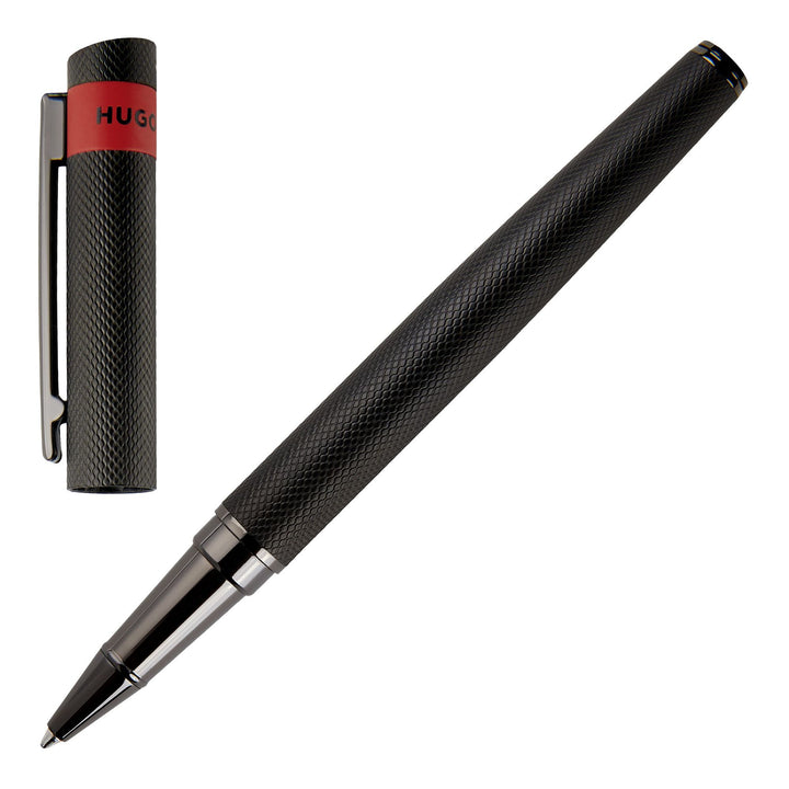 Hugo Boss Loop Rollerball Pen Diamant Zwart HSW3675A