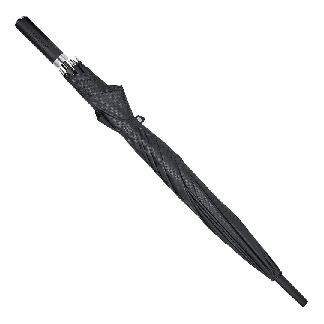 Hugo Boss zwarte lusparaplu HUN304A