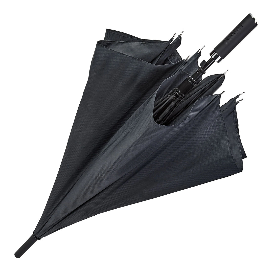 Hugo Boss zwarte lusparaplu HUN304A