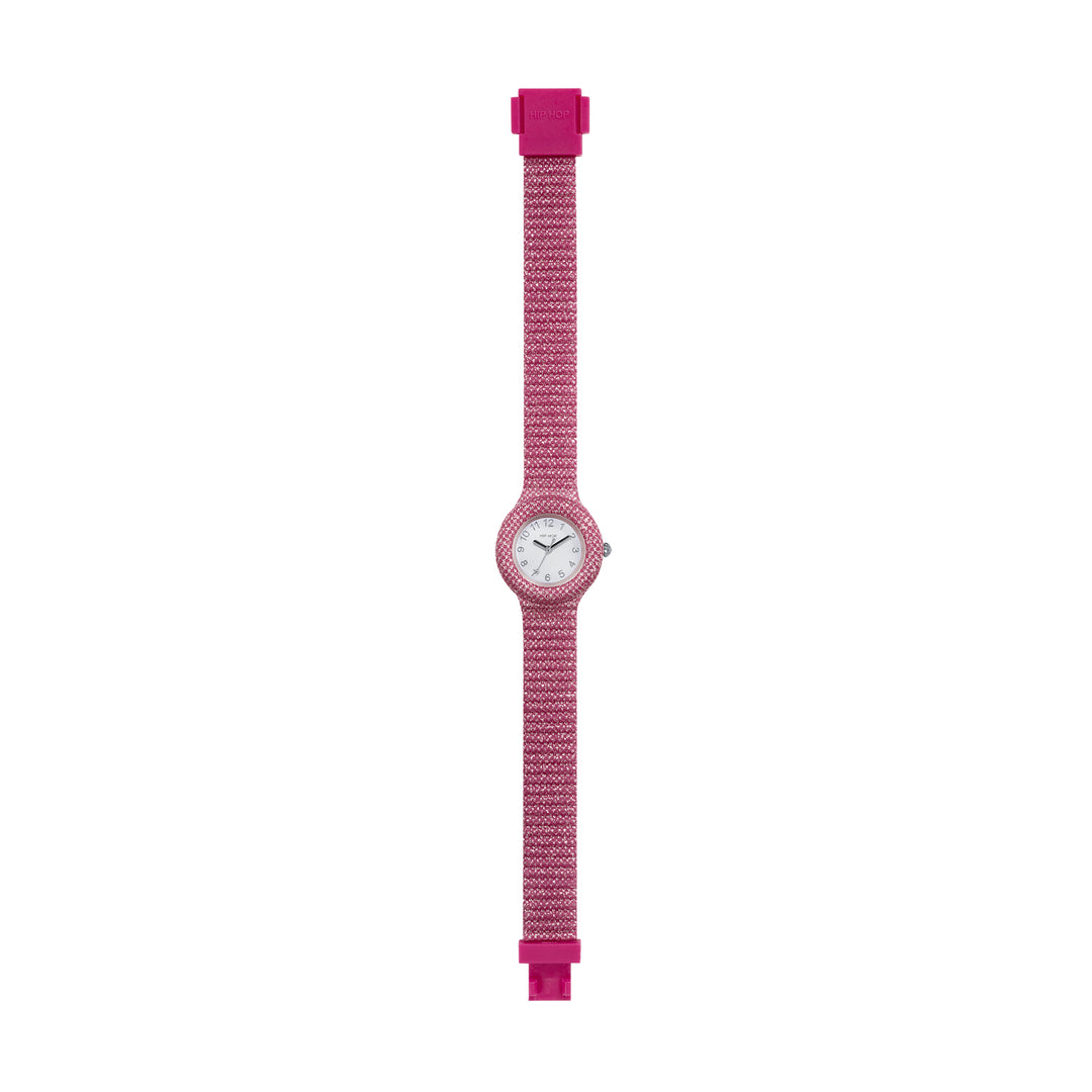 Hiphop fuchsia shimmer crush collectie klok 28 mm hwu1245