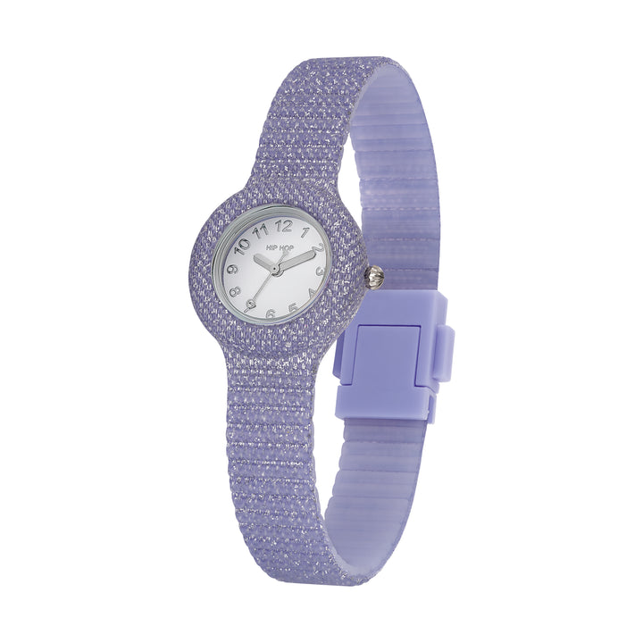 Hip Hop Lilac Shimmer Crush Collection 28mm Hwu1246 watch watch