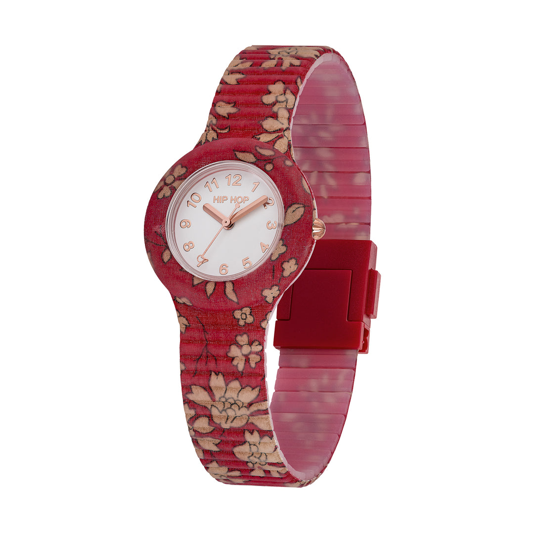 Hip Hop Red Winter Blossom Collection 32mm HWU1248 Watch Watch