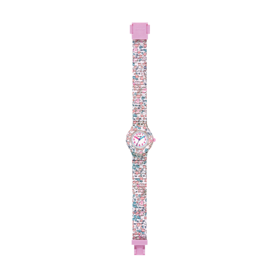 Hip Hop Uhr Flower Power Pink 28mm HWU1269