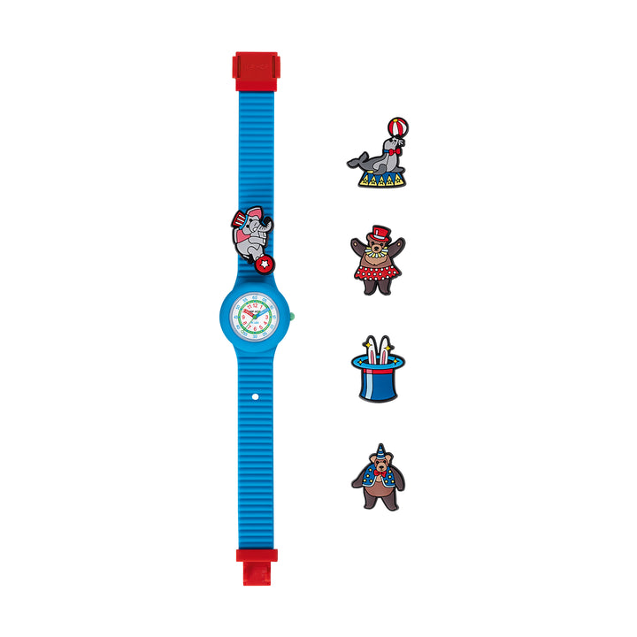 Hiphop pintastisch horloge! Grappig Circus 32mm HWU1296
