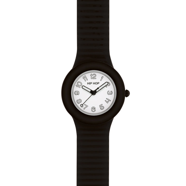 Hip-Hop-Uhr Numbers Collection Schwarz 34 mm HWU1328