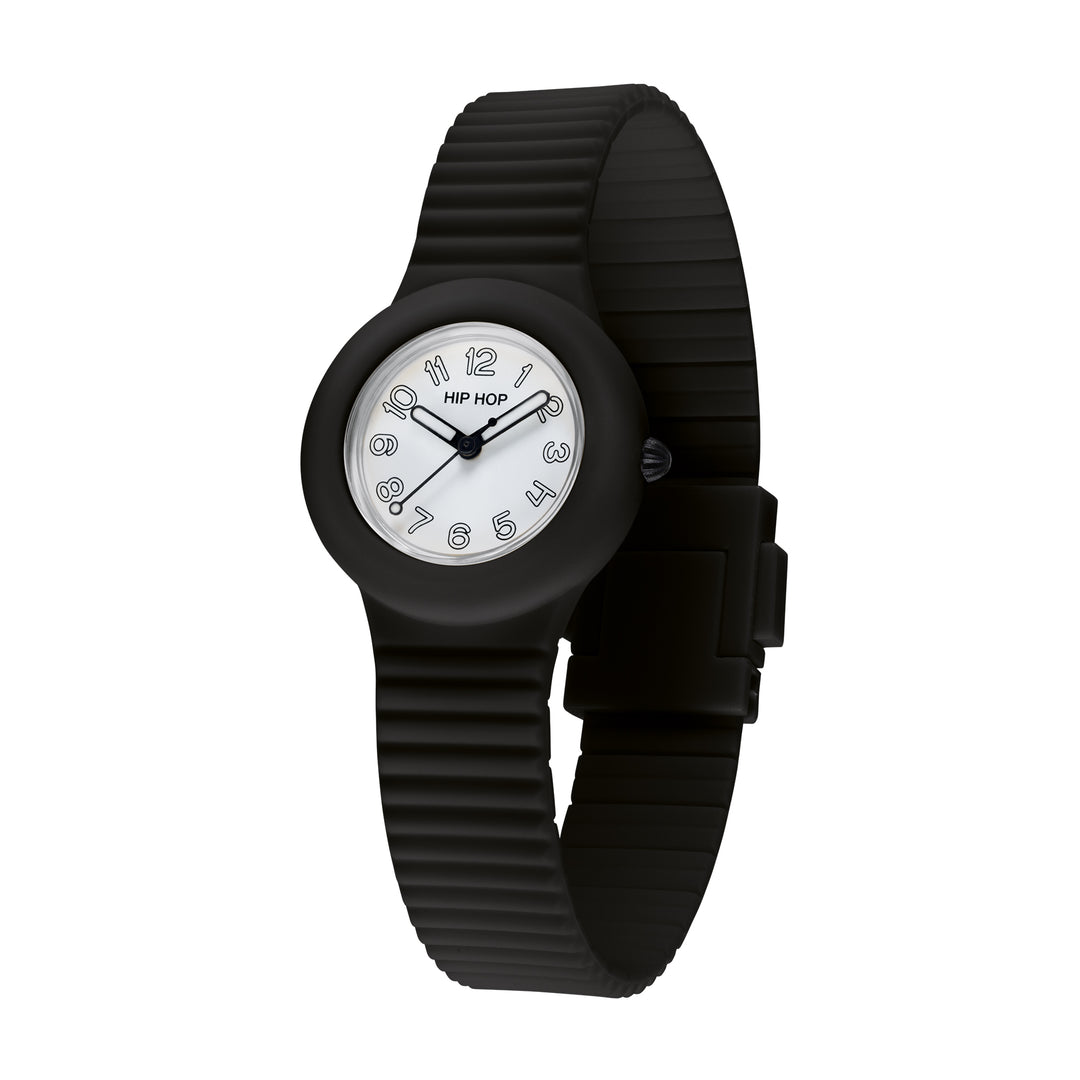 Hip-Hop-Uhr Numbers Collection Schwarz 34 mm HWU1328