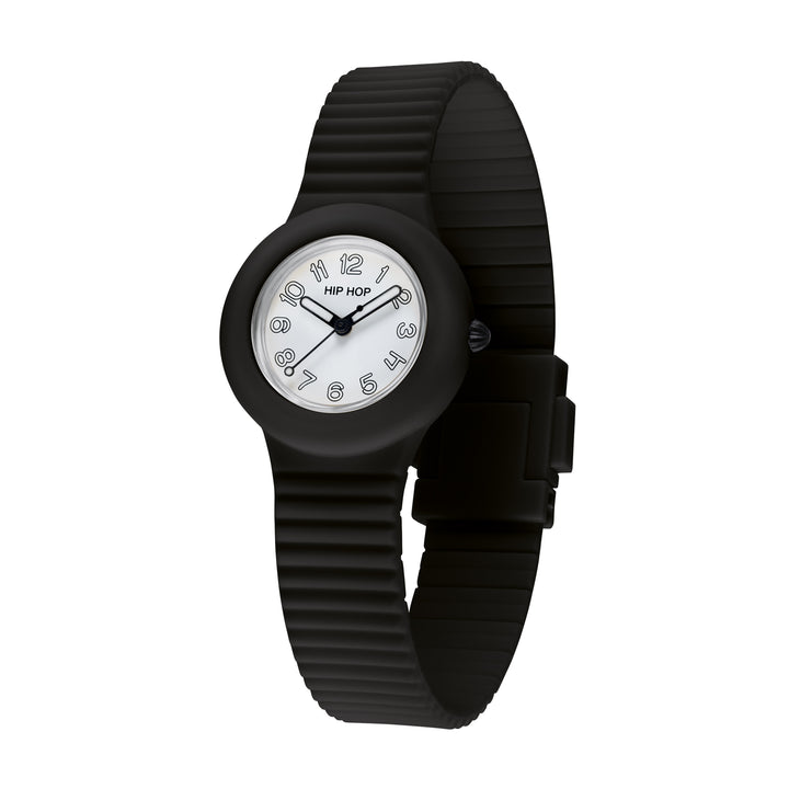 Hip-Hop-Uhr Numbers Collection Schwarz 34 mm HWU1328
