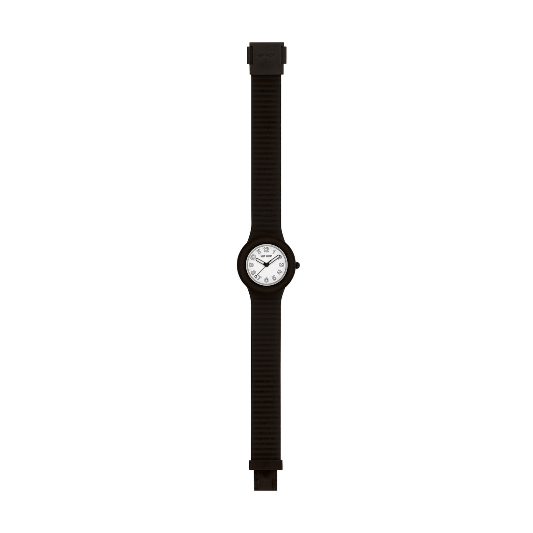 Hip-Hop-Uhr Numbers Collection Schwarz 34 mm HWU1328
