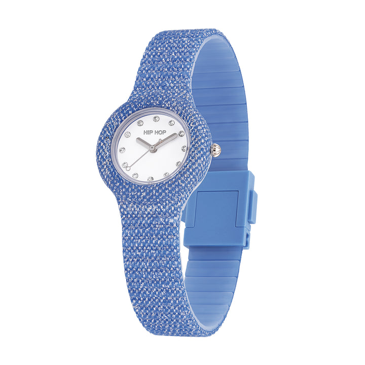 Hiphop horloge Blue Shimmer Crush 32mm HWU1337