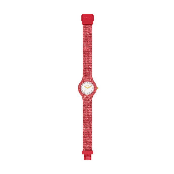 Hip Hop horloge Red Shimmer Crush 32mm HWU1338