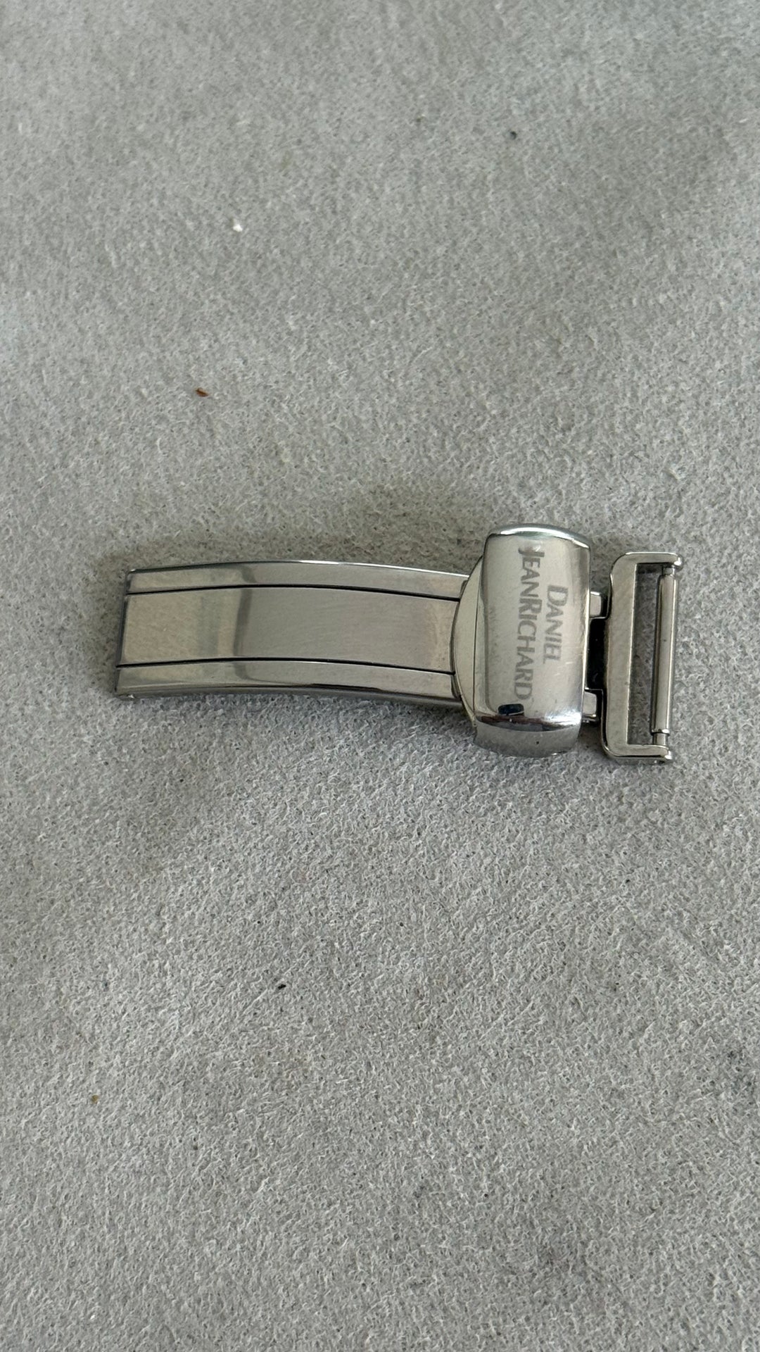 Deployment buckle for Daniel JeanRichard steel watch 12mm
