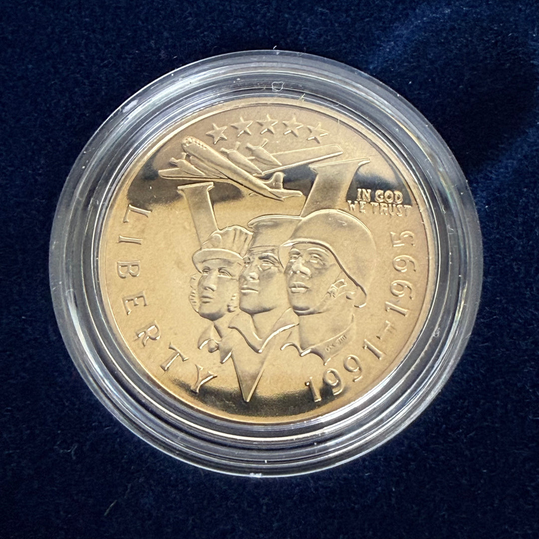 United States 50th Anniversary World War II Silver Coin Set