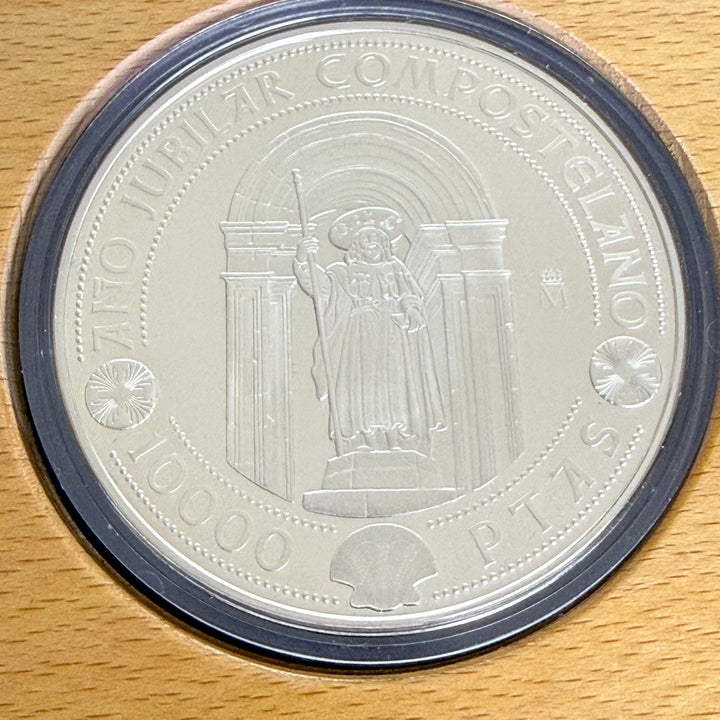 Cinquentín 10000 Pesetas Año Jubilar Compostelano 1999 Silbermünze