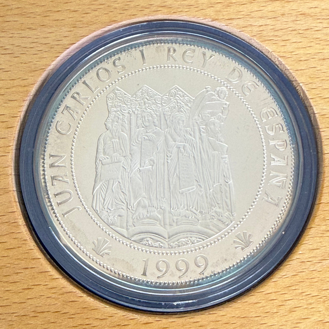 Cinquentín 10000 Pesetas Año Jubilar Compostelano 1999 Silbermünze