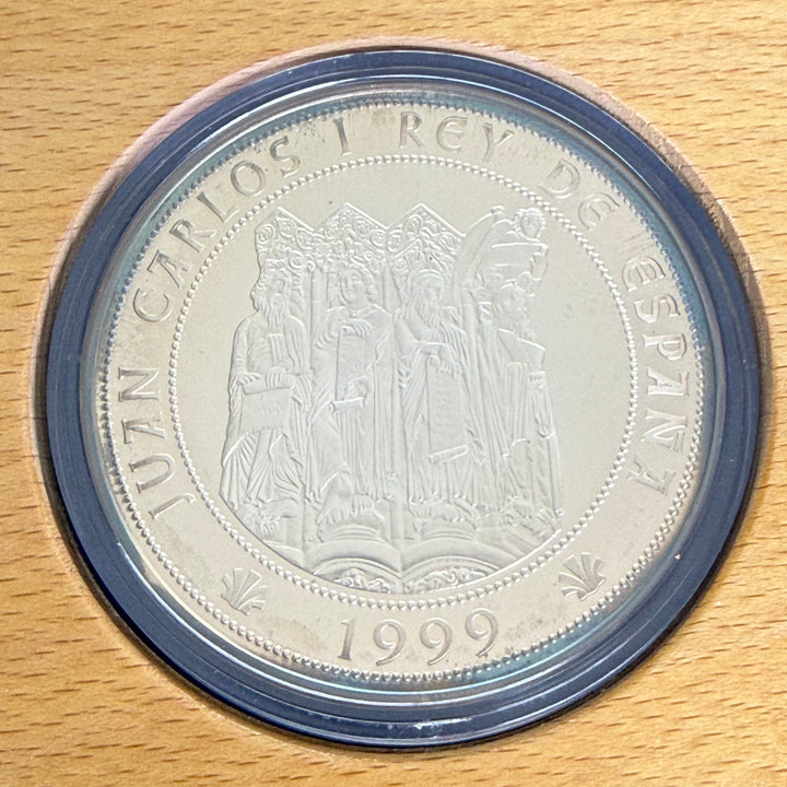 Cinquentín 10000 Pesetas Año Jubilar Compostelano 1999 Silbermünze