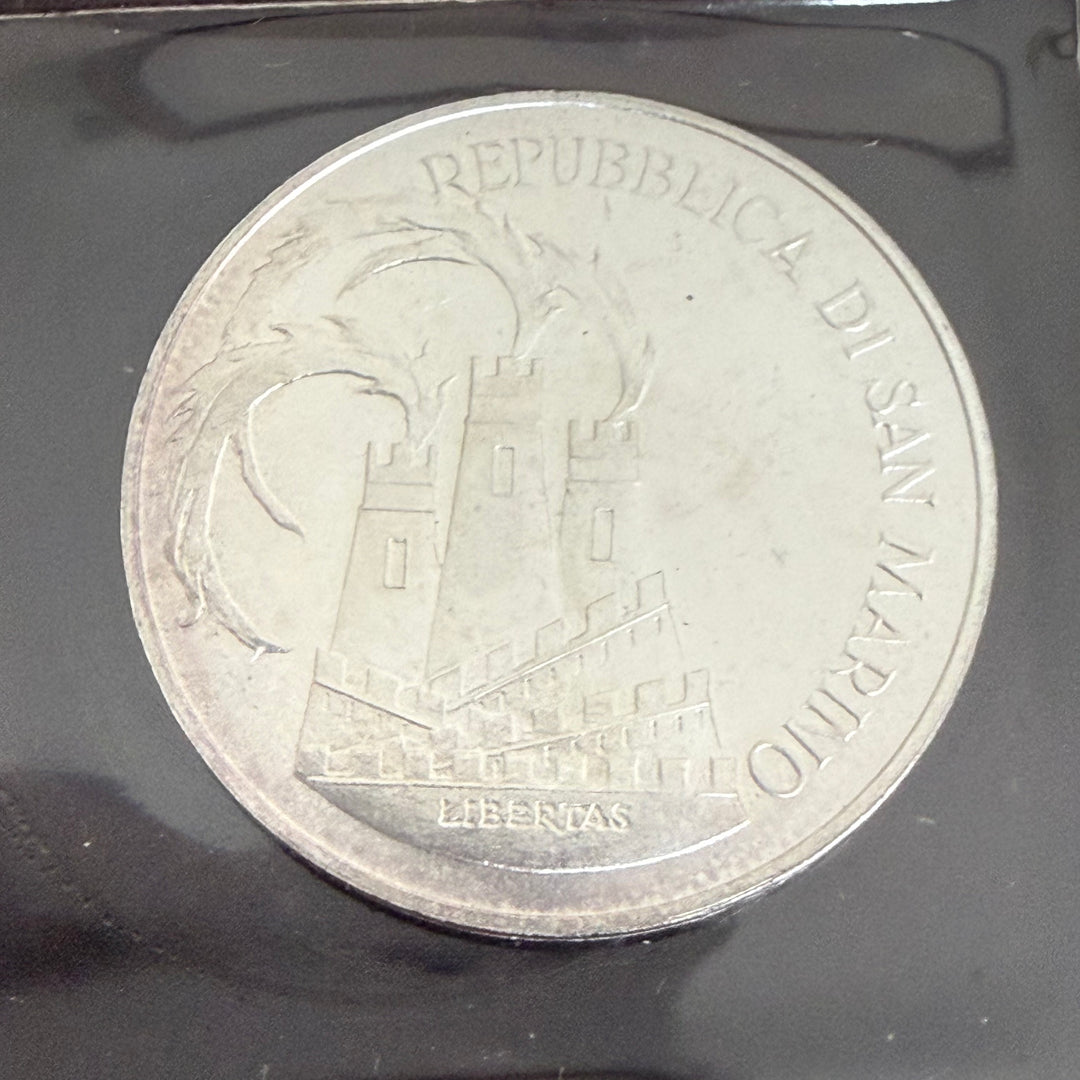 Silbermünzen 500 1000 Lire Republik San Marino XXIII. Olympische Spiele 1984