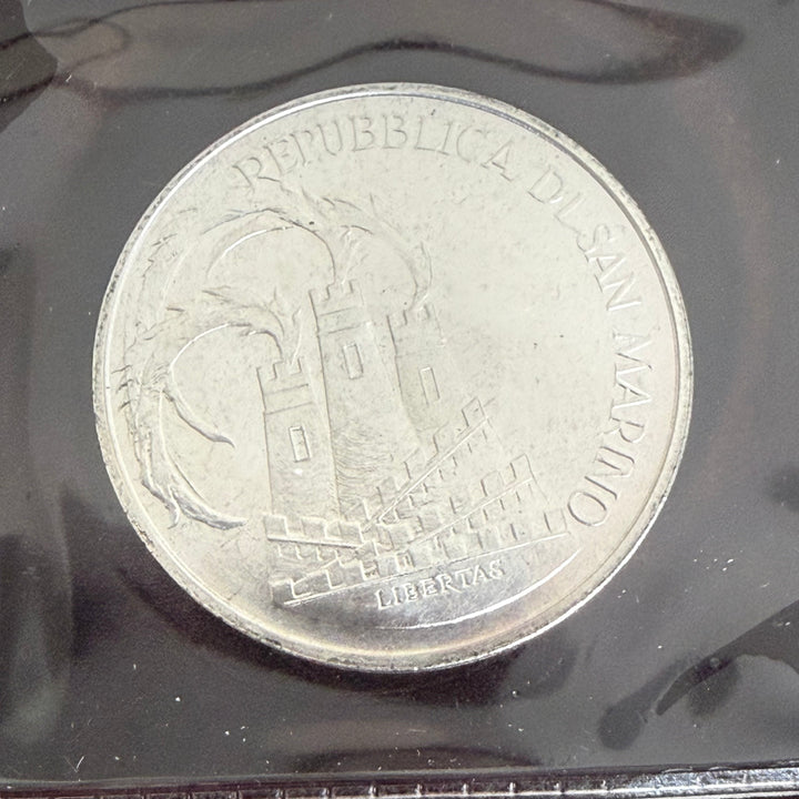 Silbermünzen 500 1000 Lire Republik San Marino XXIII. Olympische Spiele 1984