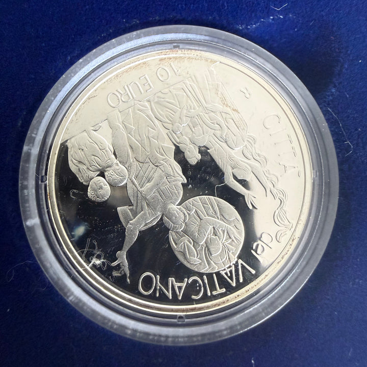 Silbermünze 10€ Pontifikat Seiner Heiligkeit Johannes Paul II. Jahr XXIV 2002