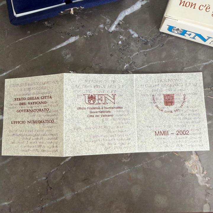 Silbermünze 10€ Pontifikat Seiner Heiligkeit Johannes Paul II. Jahr XXIV 2002