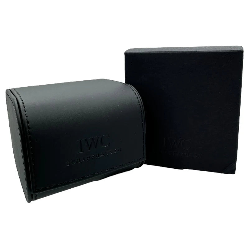 IWC black leather watch box IWIWA68258
