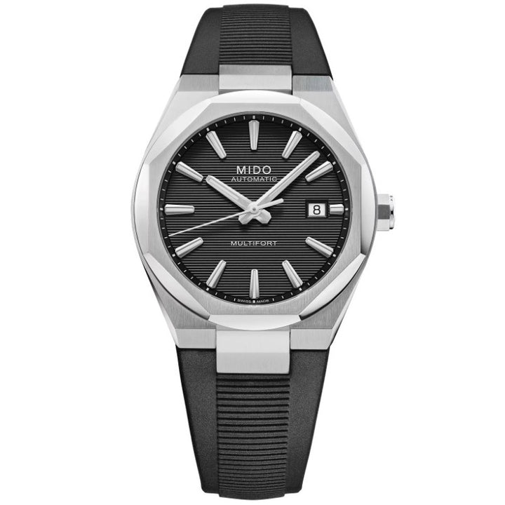 Mido Uhr Multifort 8 One Crown schwarz 40mm Automatik Stahl M055.507.17.051.00