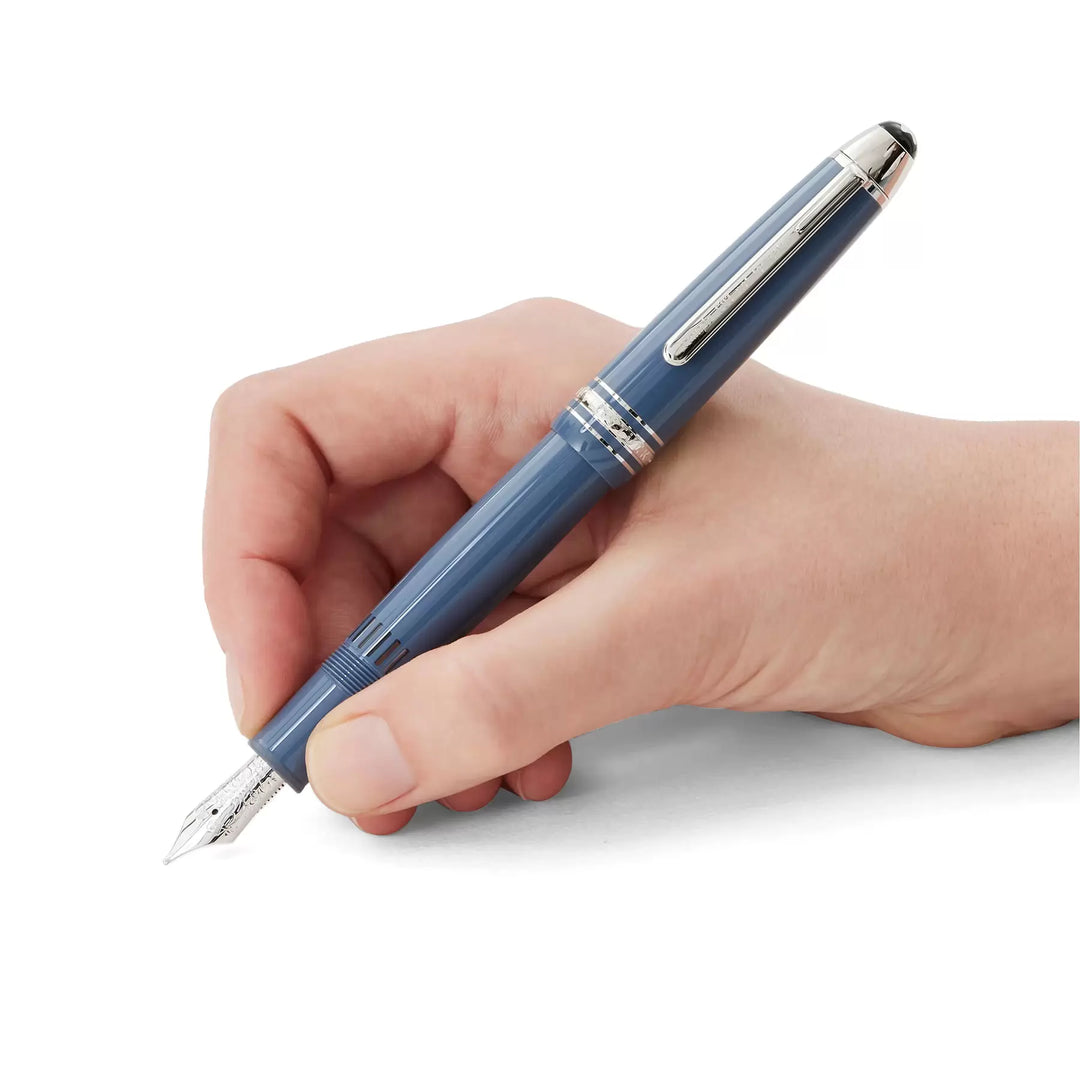Montblanc Meisterstück Glacier LeGrand Füllfederhalter mit blauer Spitze M 129393