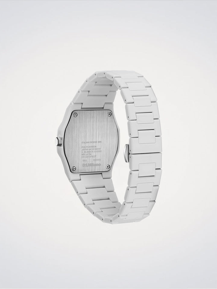 D1 Milano binair polshorloge van polycarbonaat 40,5 mm D1-PCBJ49