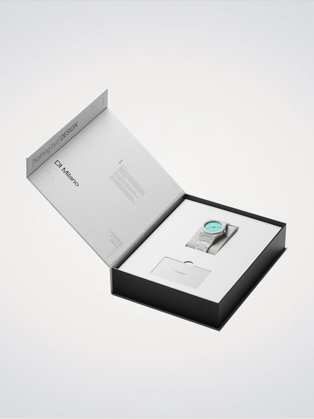D1 Milano binair polshorloge van polycarbonaat 40,5 mm D1-PCBJ49
