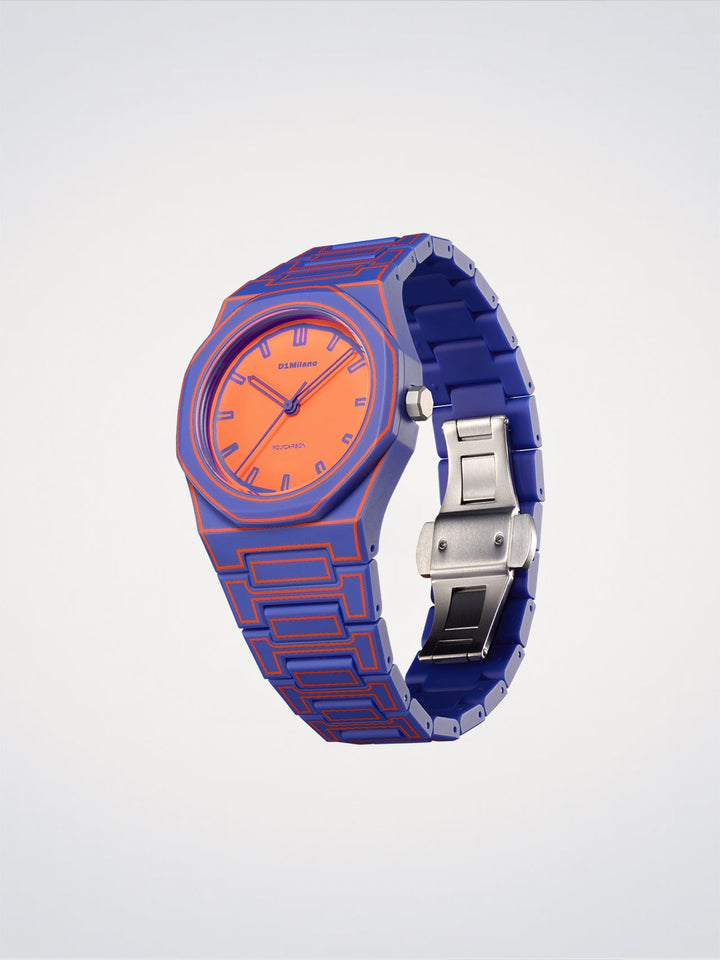 D1 Milano elektrisch schets polycarbonaat horloge 37 mm D1-PCBU22