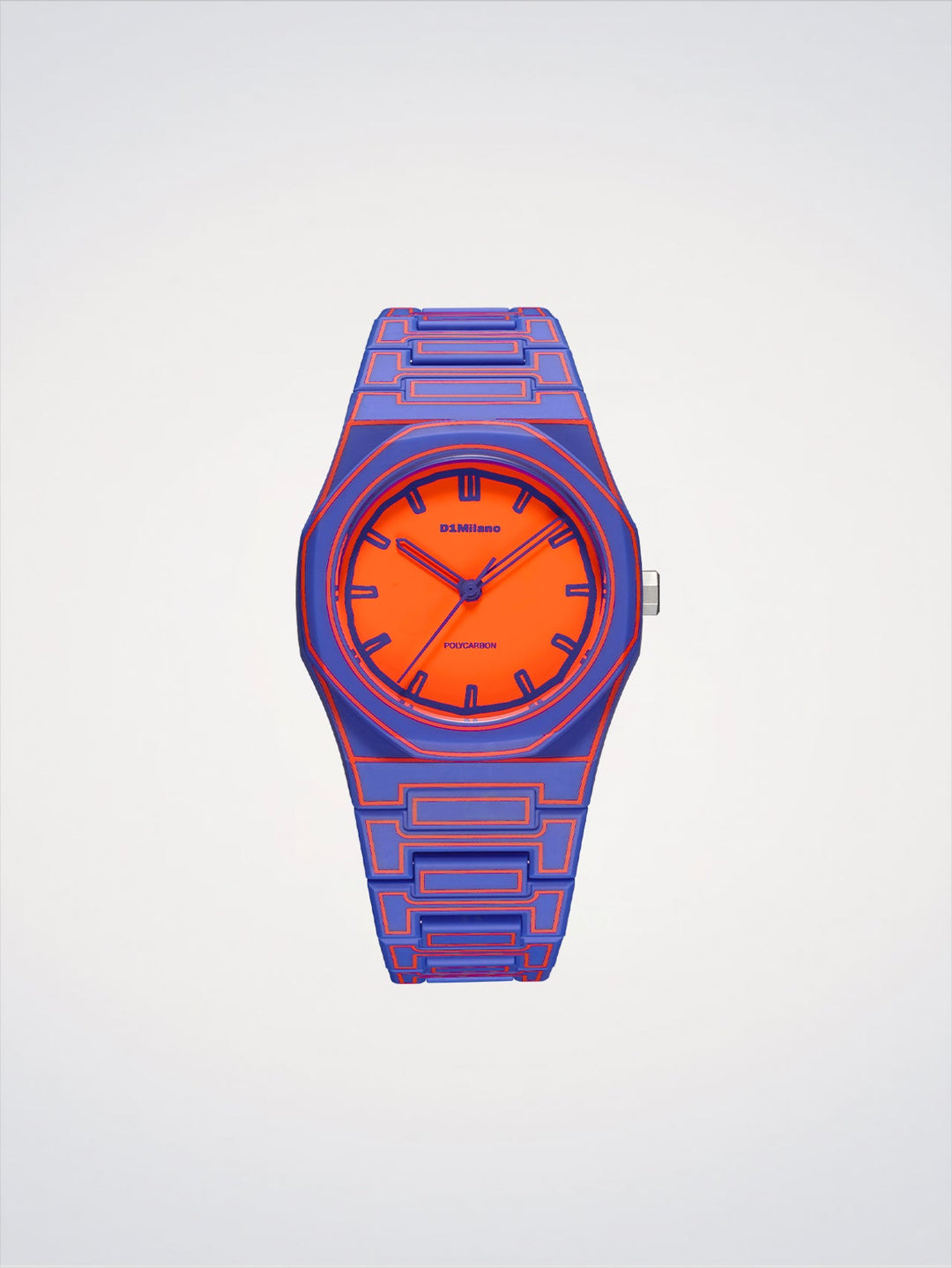D1 Milano elektrisch schets polycarbonaat horloge 37 mm D1-PCBU22