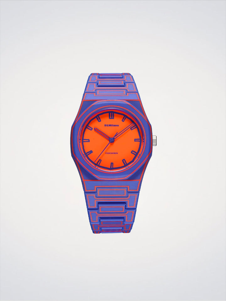 D1 Milano elektrisch schets polycarbonaat horloge 37 mm D1-PCBU22