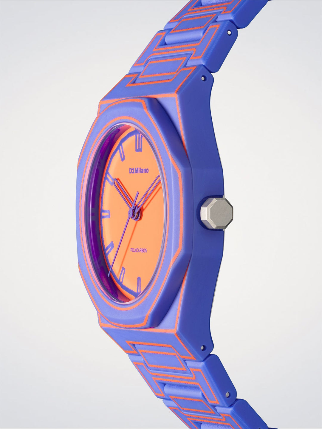D1 Milano elektrisch schets polycarbonaat horloge 37 mm D1-PCBU22