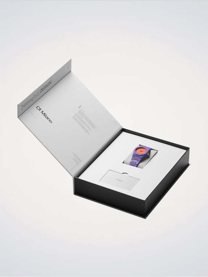 D1 Milano elektrisch schets polycarbonaat horloge 37 mm D1-PCBU22