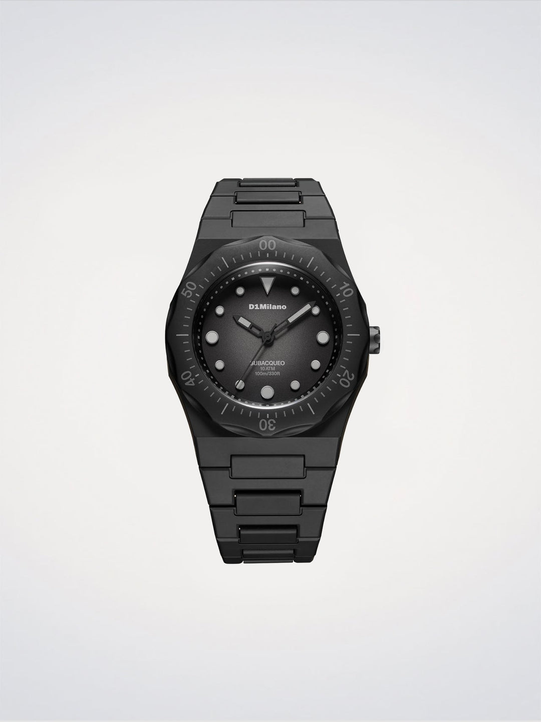 D1 Milano Carbon Duikhorloge Polycarbon 40,5 mm D1-PDBJ01