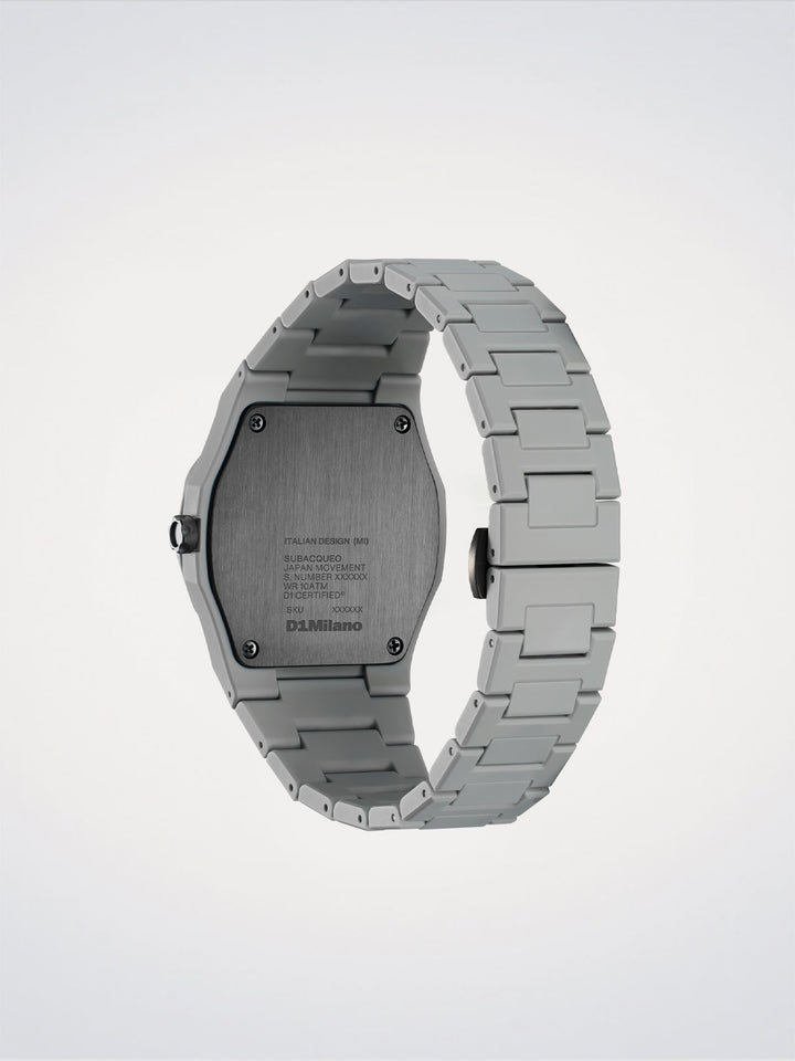 D1 Milano stalen duikhorloge polycarbonaat 40,5 mm D1-PDBJ03