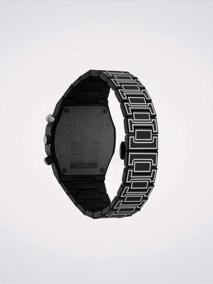 D1 Milano Black Sketch Polychrono 40.5 mm D1-PHBJ14