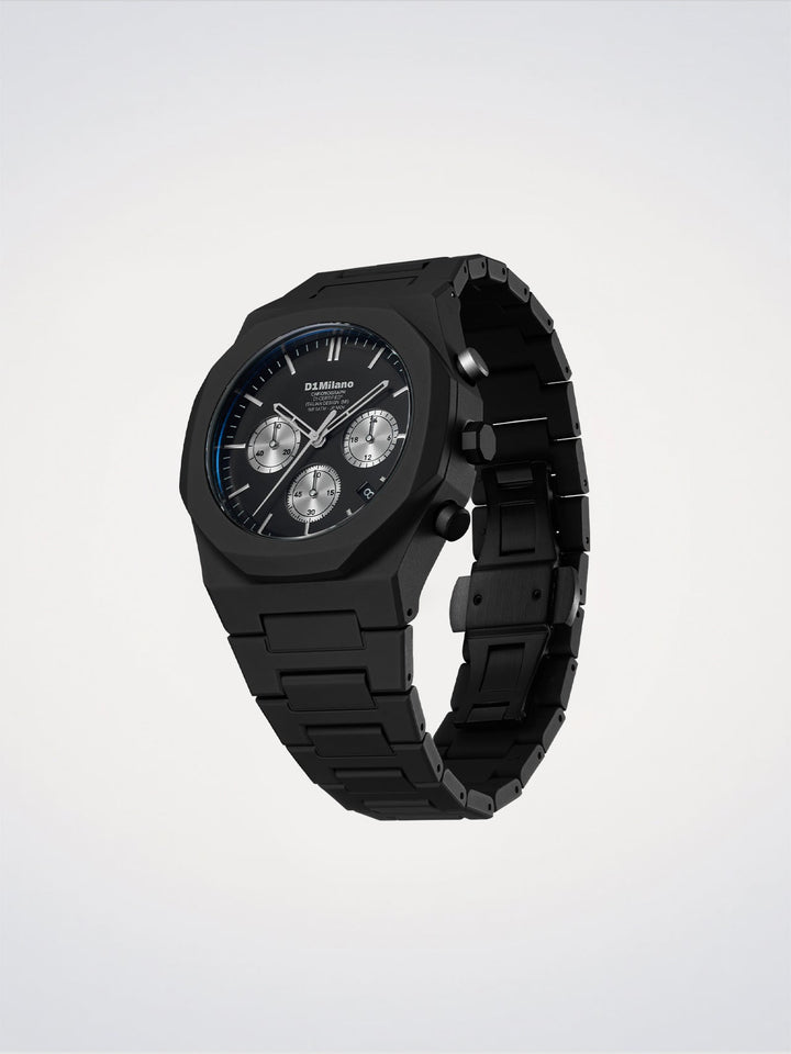 D1 Milano verguld maanpolychronohorloge 40,5 mm D1-PHBJ15