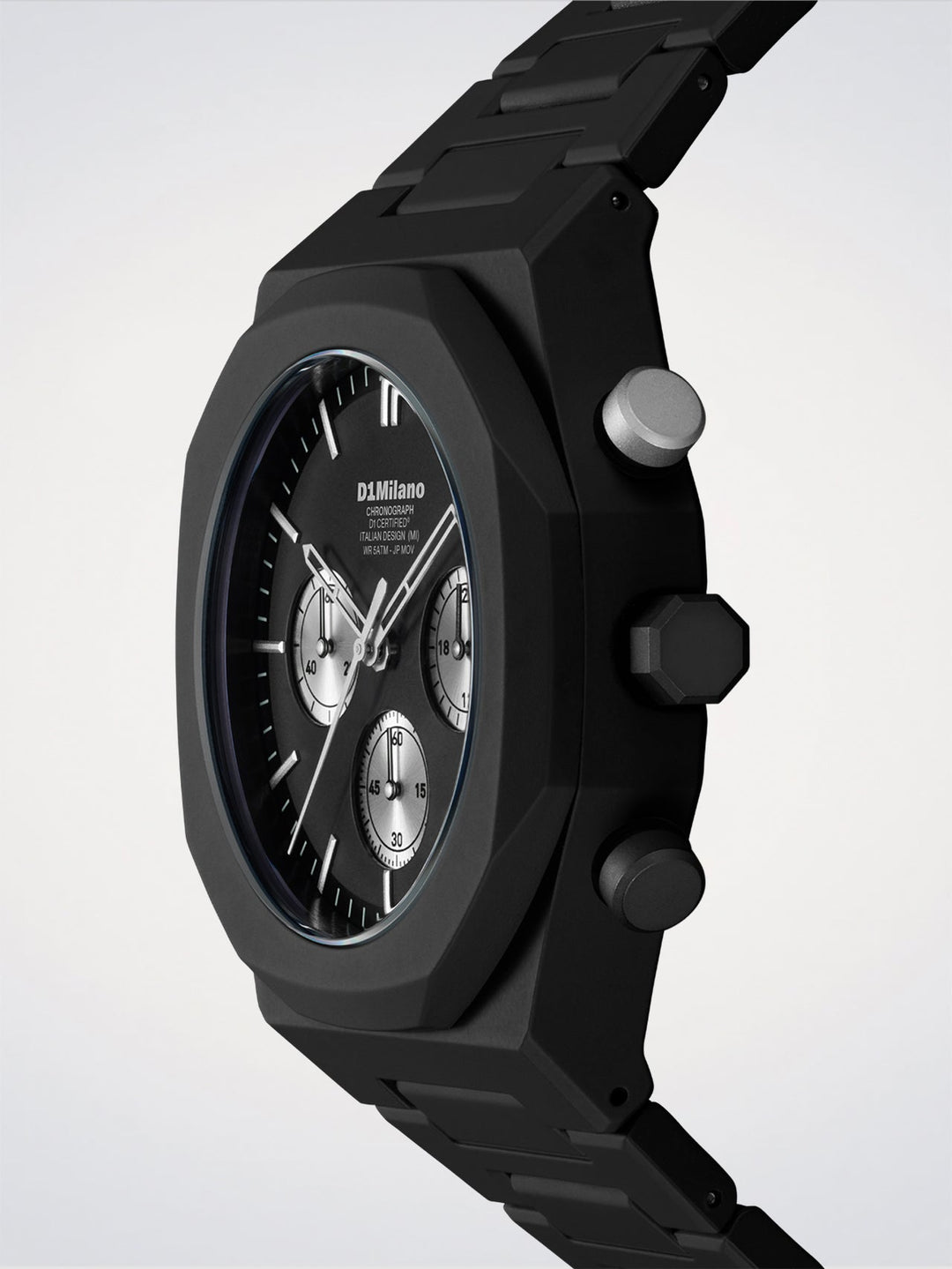D1 Milano verguld maanpolychronohorloge 40,5 mm D1-PHBJ15