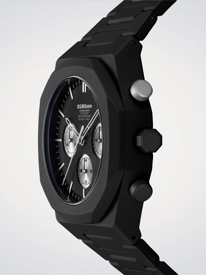 D1 Milano verguld maanpolychronohorloge 40,5 mm D1-PHBJ15