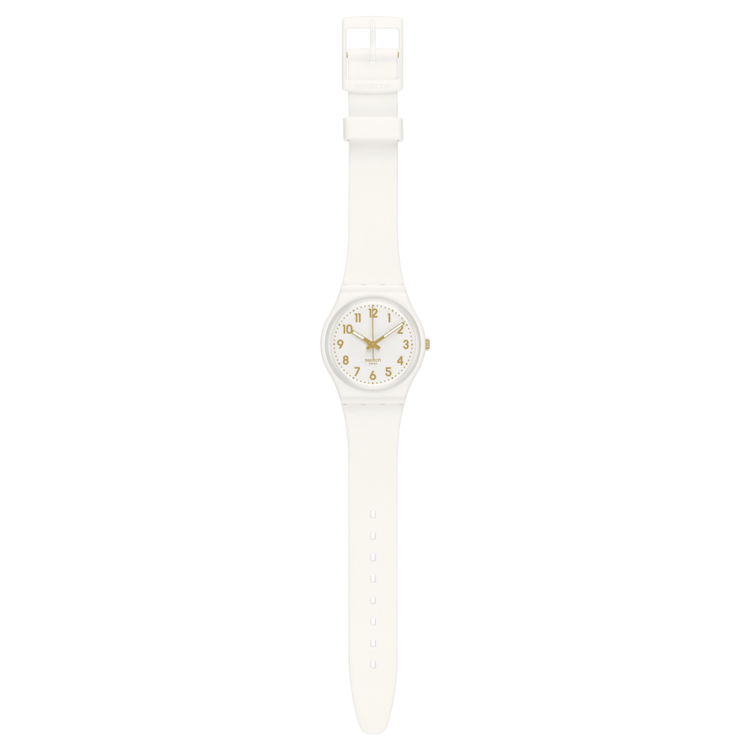 Swatch White Bishop Originals Gent 34mm SO28W106-S14 Watch