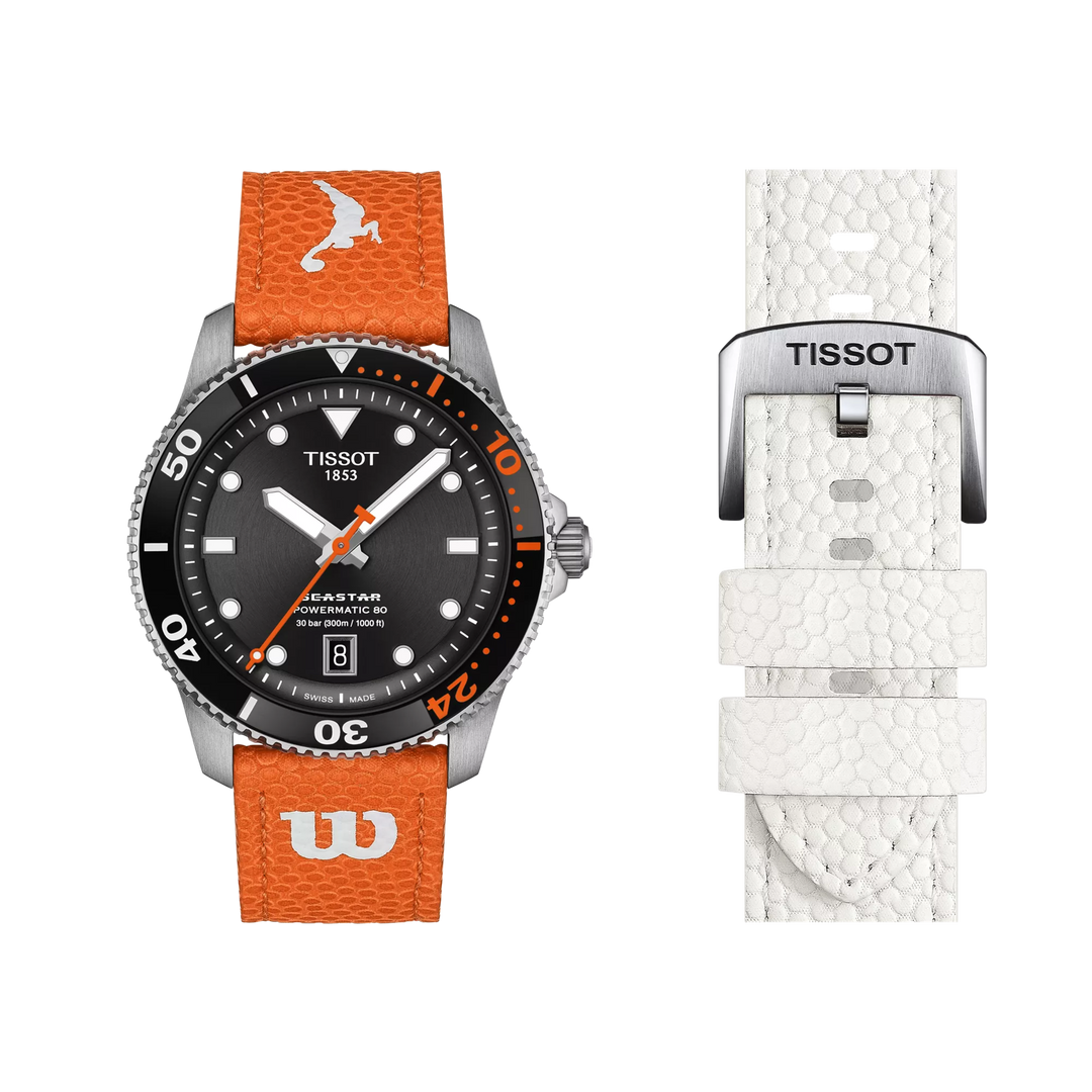 Tissssot watch Seastar Wilson WNBA special edition 40mm black automatic steel T120.807.17.051.00