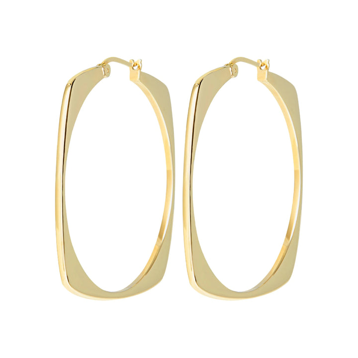 Breil Tetra-Ohrringe aus Stahl mit PVD-Gold-Finish TJ3199