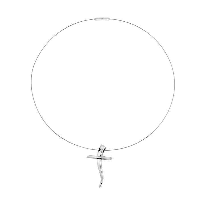 Breil Reloaded Steel Moon choker ketting TJ3923